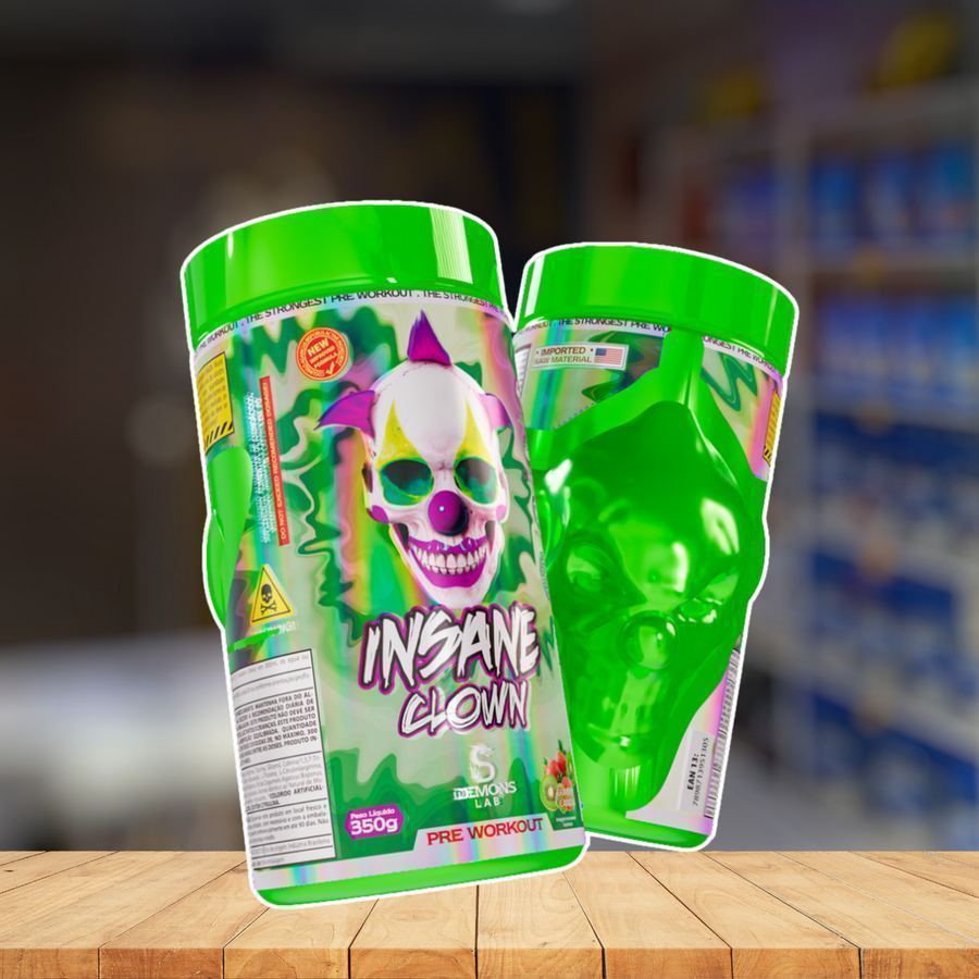 PRÉ TREINO INSANE CLOWN GUMMY CANDY DEMONS LAB 350G