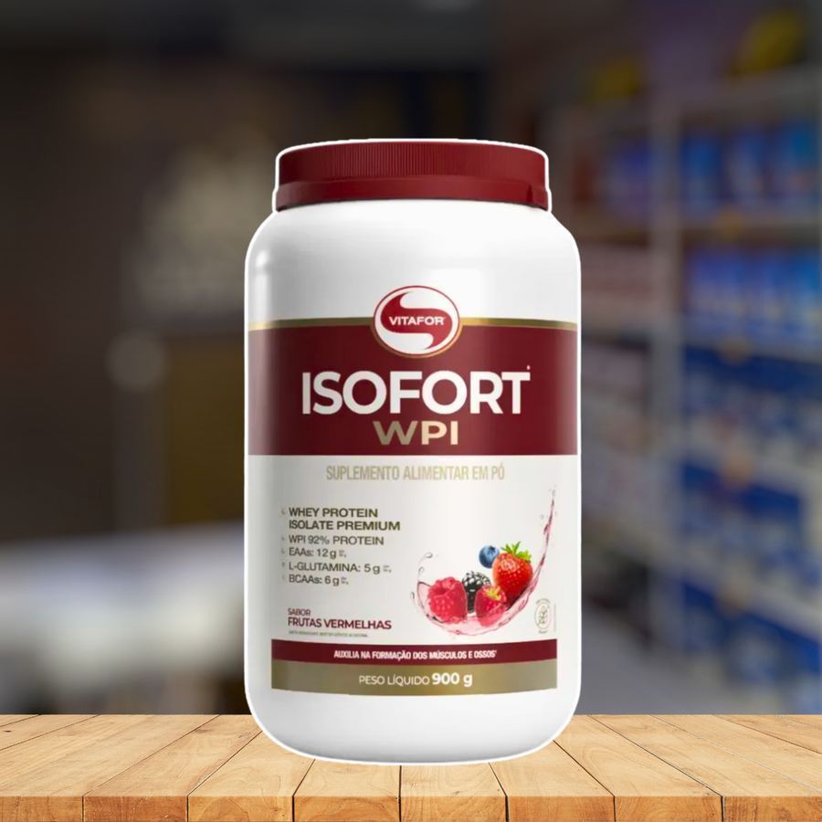 WHEY ISOFORT FRUTAS VERMELHAS VITAFOR 900G
