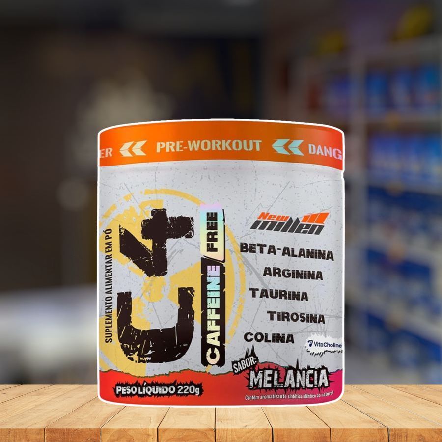 PRÉ TREINO C4 CAFFEINE FREE MELANCIA NEW MILLEN 220G