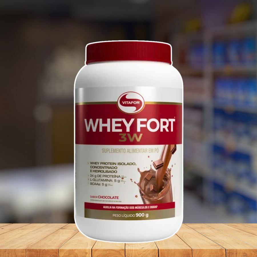 WHEY FORT 3W CHOCOLATE VITAFOR 900G