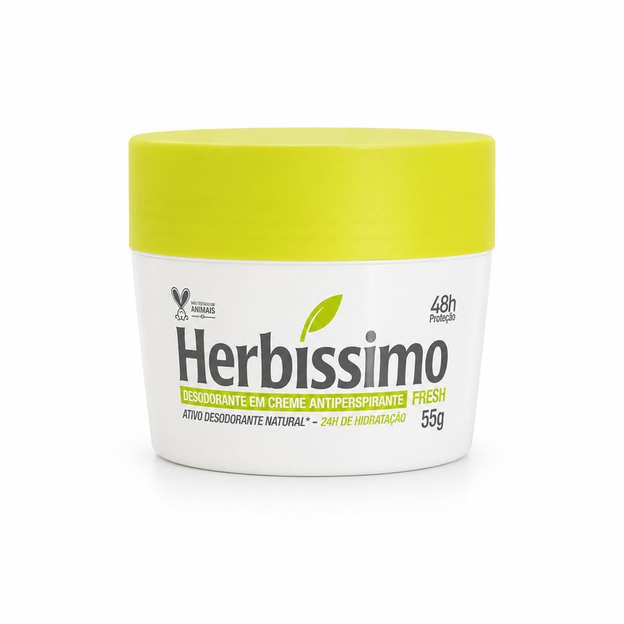 Desodorante Herbissimo em Creme  Antitranspirante Fresh 55