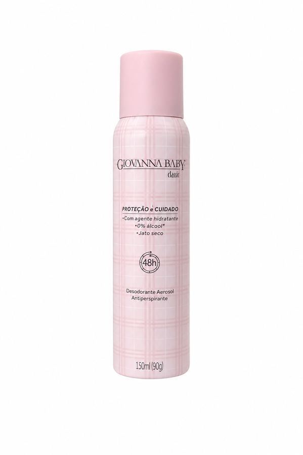 Desodorante Antitranspirante Giovanna Baby Aerosol Classic 48h 150ml/90g