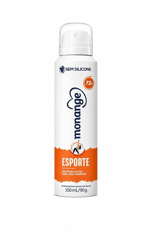 Desodorante Antitranspirante Monange Aerosol Esporte 72h 150ml/90g