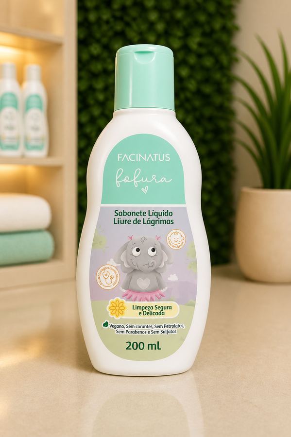 SABONETE LIQUIDO BABY FOFURA  200ML