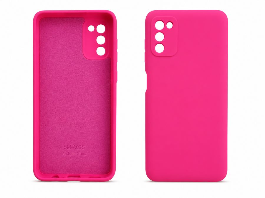 Capa Para Celular Samsung A02S Silicone Aveludada Com Proteção Na Câmera