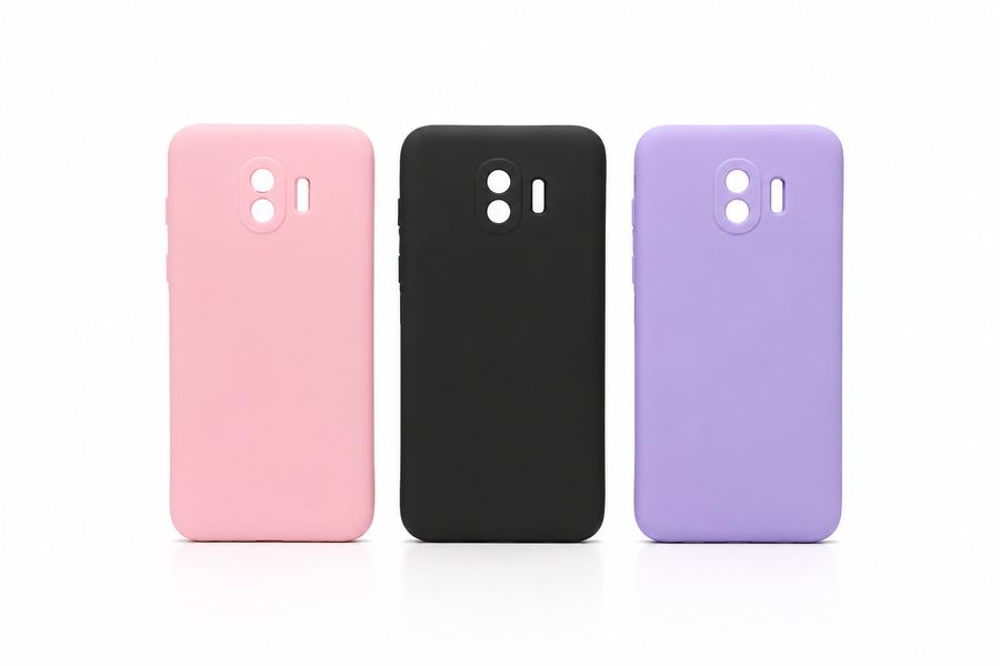 Capa Para Celular Samsung J4 Silicone Aveludada Com ProteÆo Na Cmera