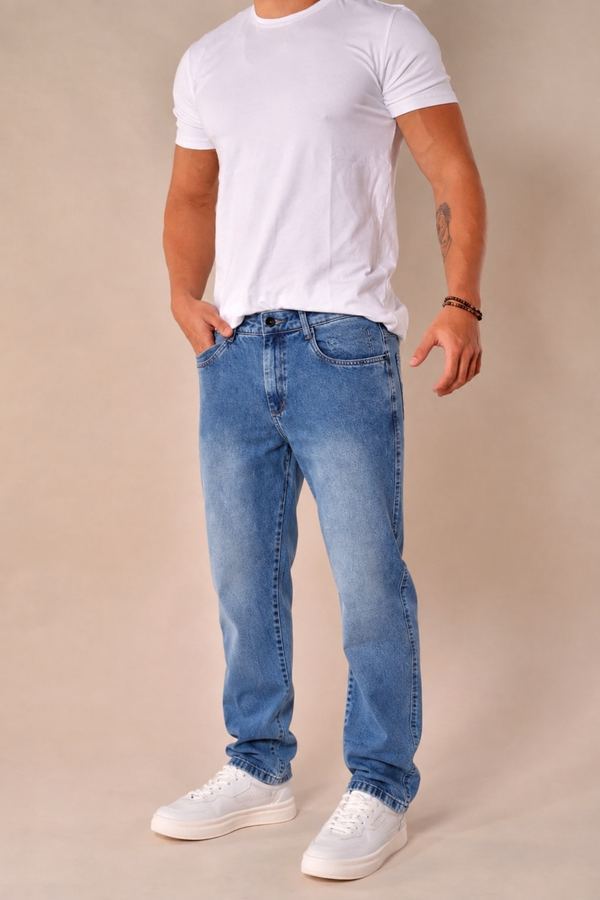 Calça Jeans Balão (lavagem Azul Claro)