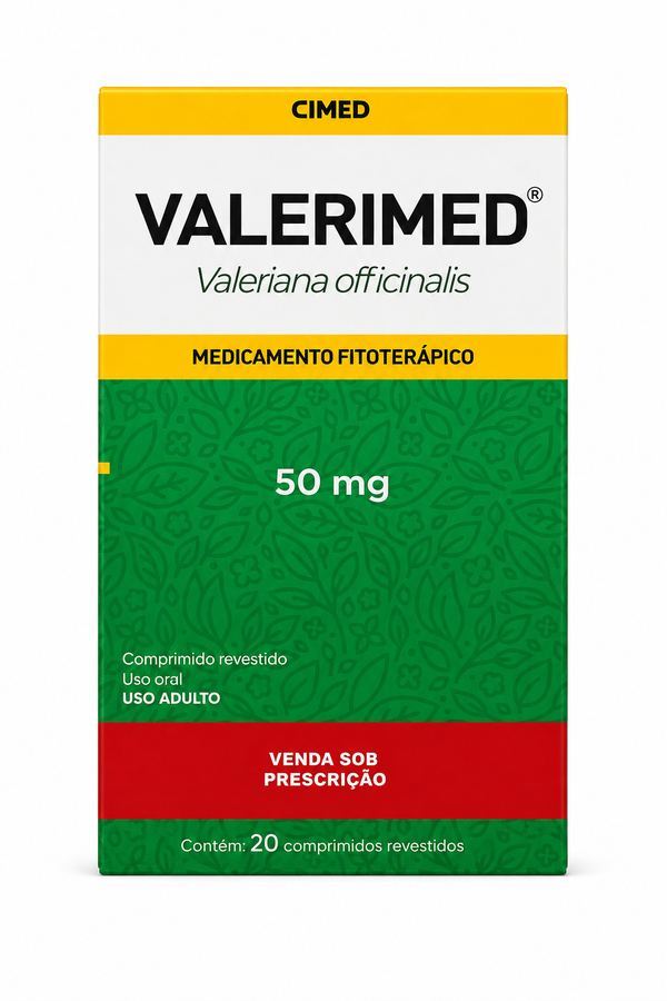 Valerimed - 20 Comprimidos Revestidos 50mg