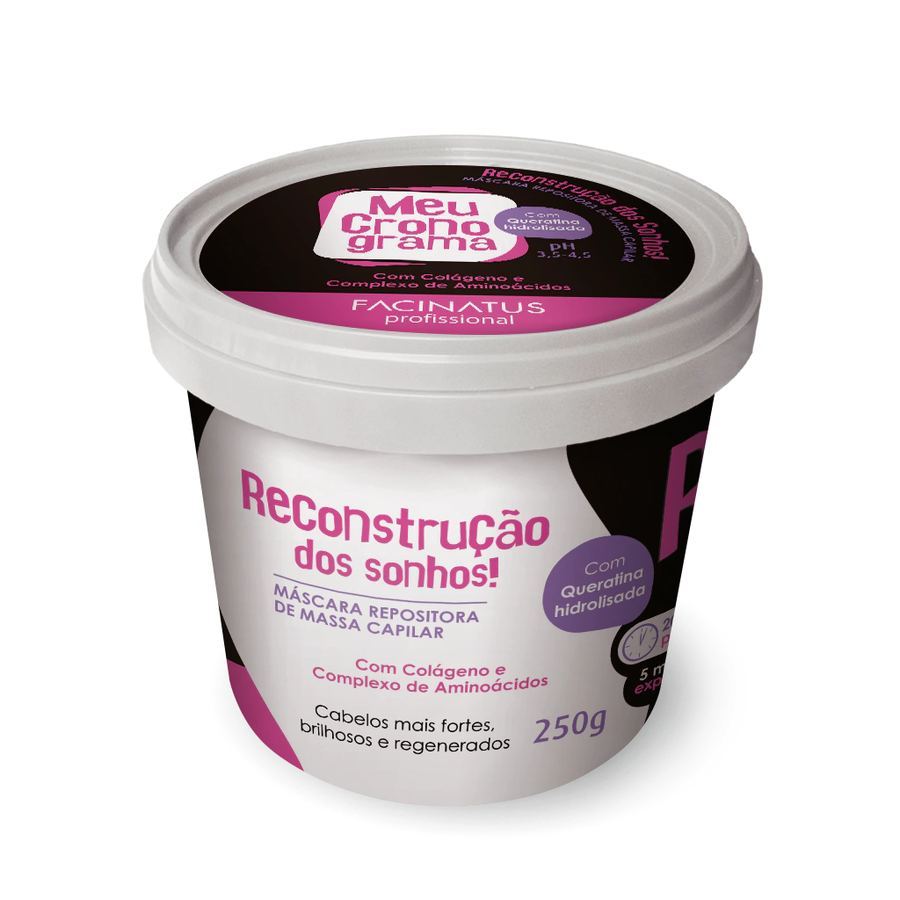 MÁSCARA DE RECONSTRUÇÃO CRONOGRAMA 250G