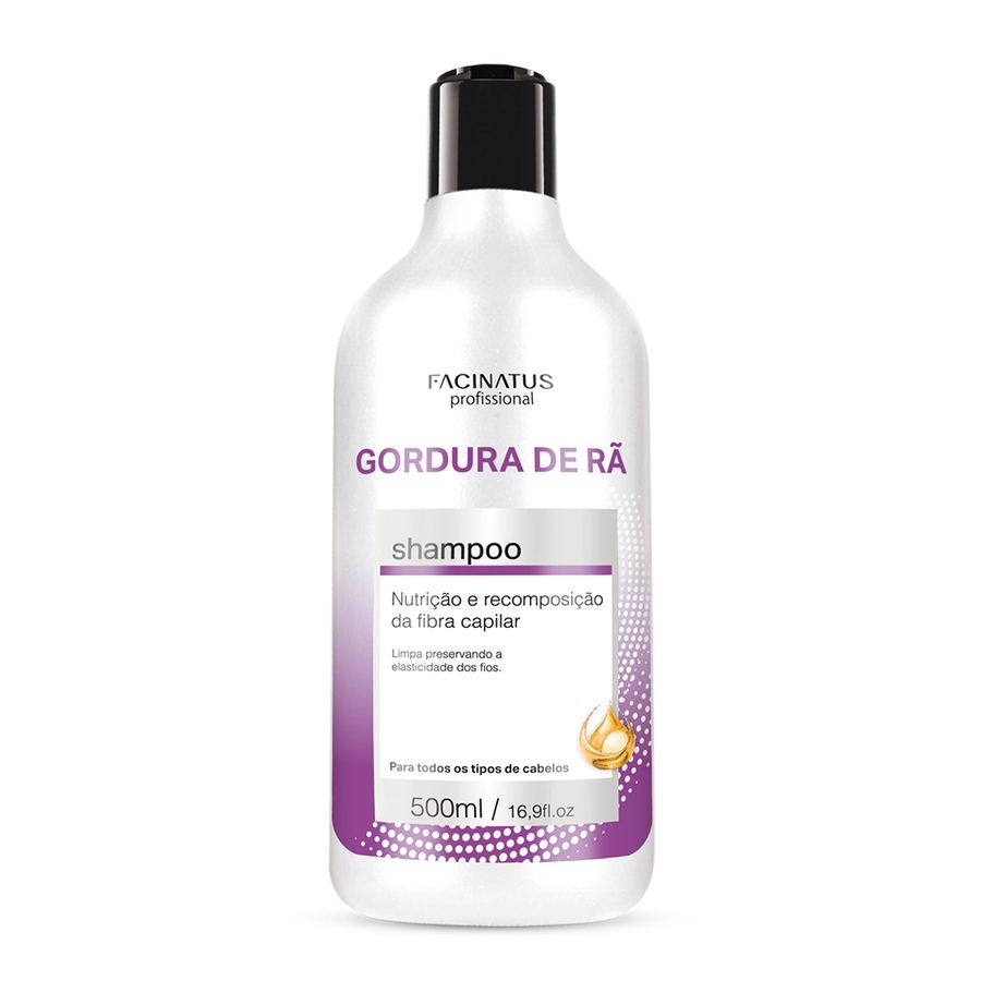 SHAMPOO GORDURA DE RÃ 500 ML