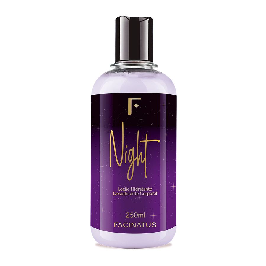 NIGHT LOÇÃO HIDRATANTE CORPORAL FEMININA 250ML