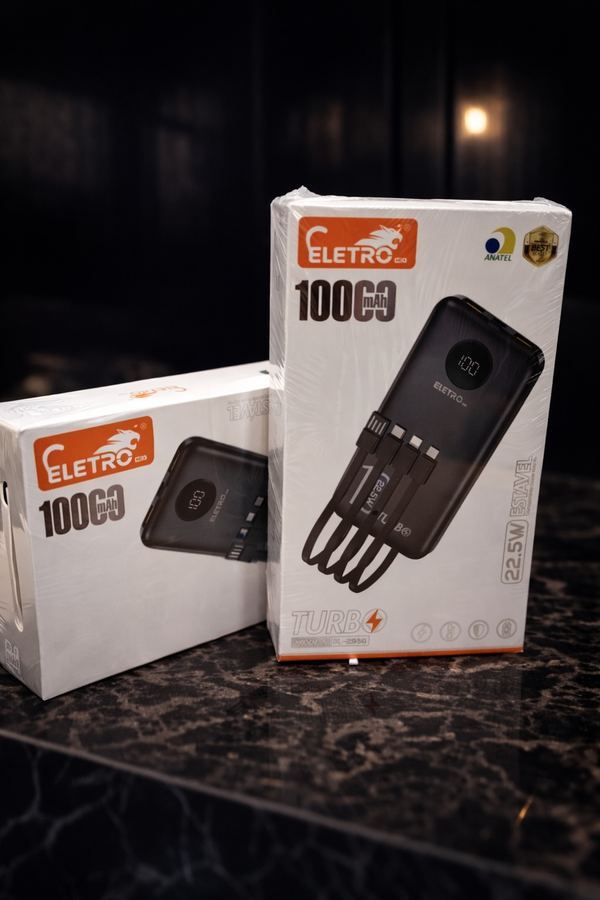 Power Bank 10.000mAh Eletro Turbo 22.5W