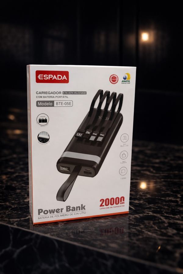 Power Bank 20.000mAh Espada BTE-05E