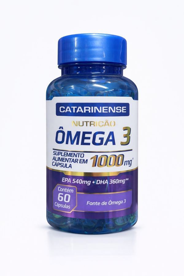 Ômega 3 Catarinense Nutrição 1000mg – Alta concentração para máxima performance