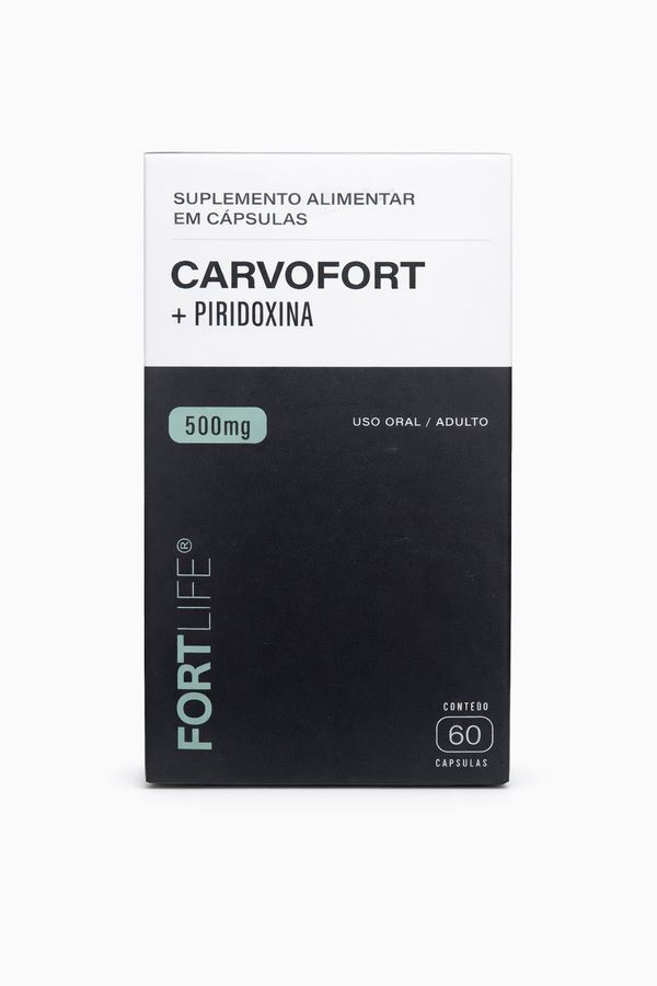 Carvofort + Piridoxina 500mg - Fortlife