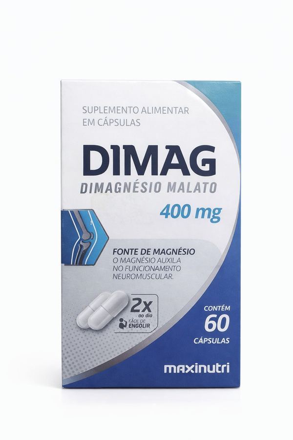 DIMAG Dimagnésio Malato 400mg - Maxinutri
