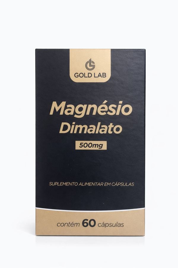 Magnésio Dimalato 500mg - GOLD LAB