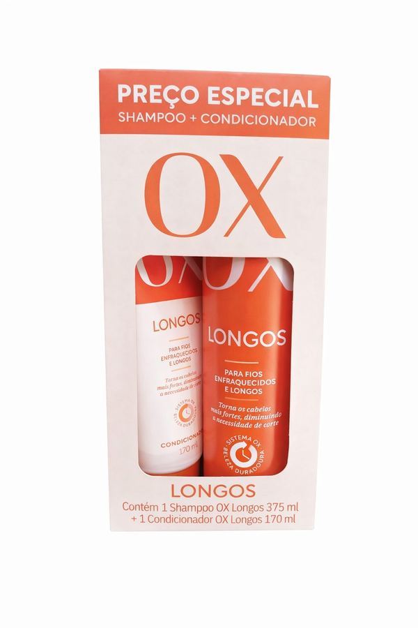 Kit OX Longos - Shampoo + Condicionador | Preço Especial*