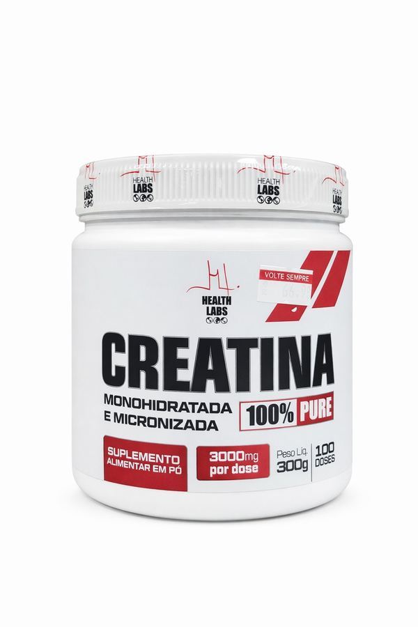 Creatina Monohidratada e Micronizada em Pó - Health Labs