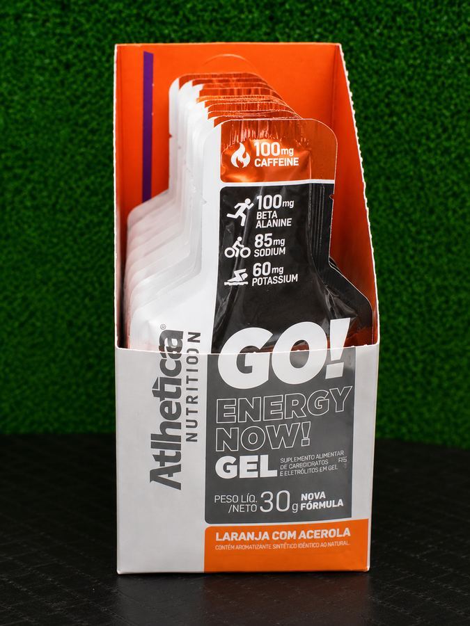 GO! ENERGY NOW GEL LARANJA COM ACEROLA 30G