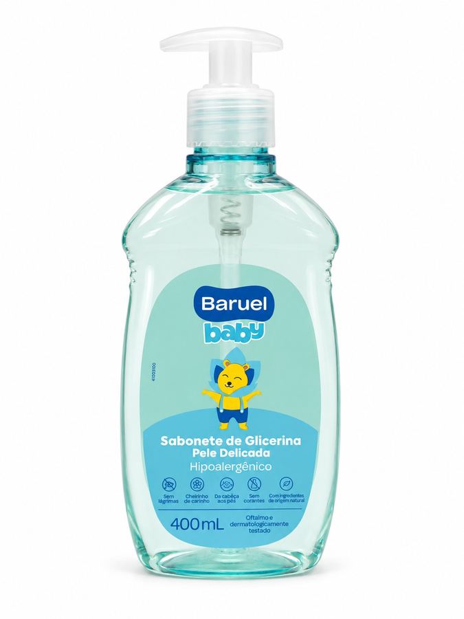 Sabonete Líquido de Glicerina Baruel Baby Sono Tranquilo 400ml