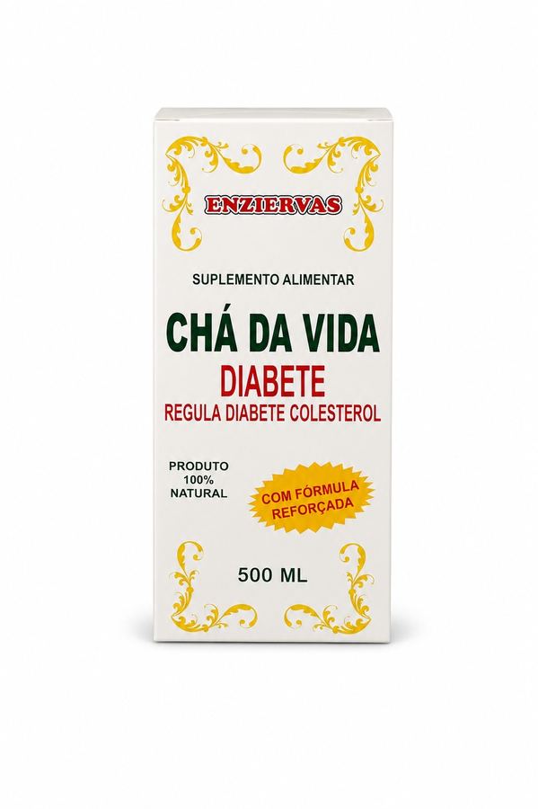 Chá da Vida Diabete Fórmula Reforçada (500ml) - Enziervas