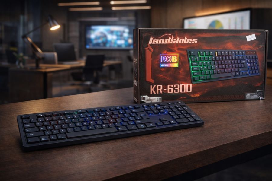 Teclado Gamer Landslides kr-6300 RGB