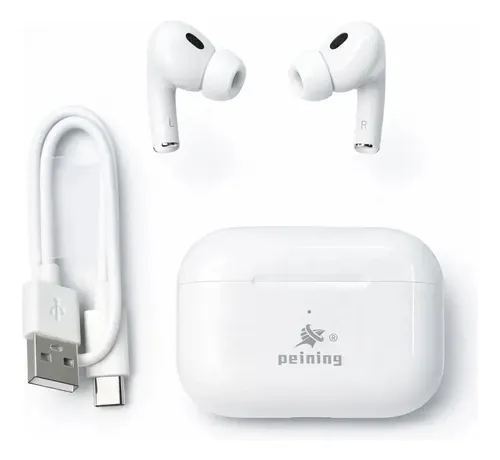 Fone De Ouvido In-ear Sem Fio Peining Pei-p3301 Branco