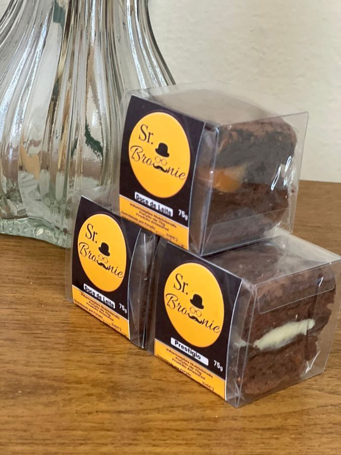 KIT Brownie Artesanal ( Doce de Leite ) 10 unidades.
