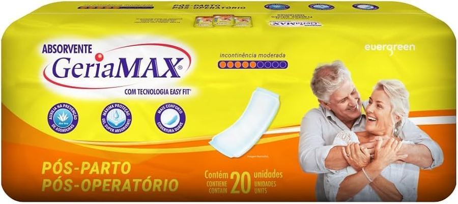 Absorvente GeriaMax 20 Unidades