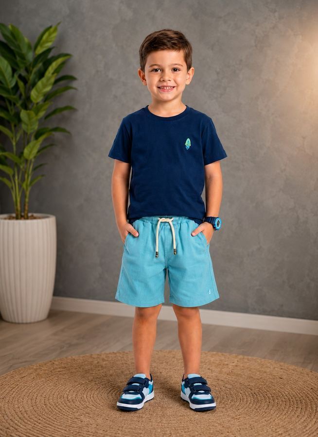 Conjunto Mauricinho Azul Marinho