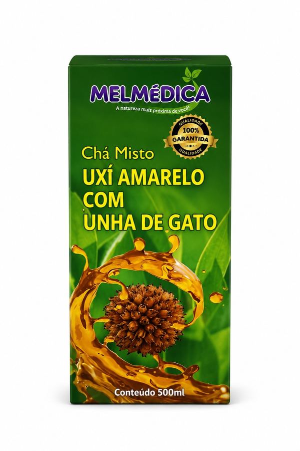Chá Misto Uxi Amarelo com Unha de Gato (500ml) - MelMédica