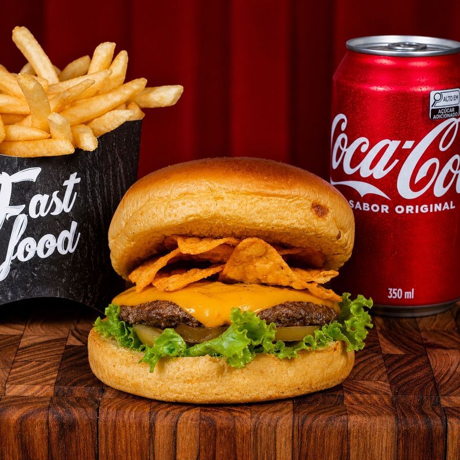 Combo Hamburguer Bomba Doritos