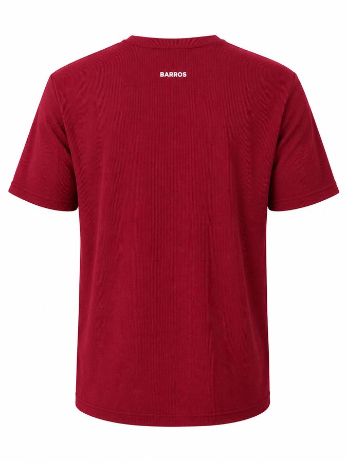 Camiseta Masculina Texturizada Barros – Vinho