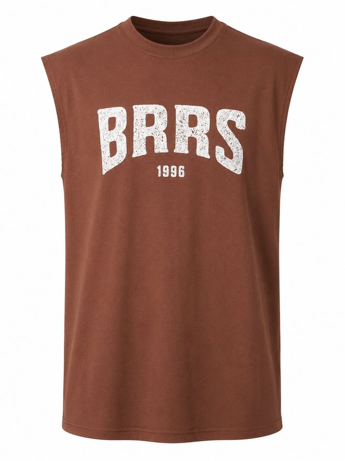 Camiseta Masculina Oversized Regata Barros 1996 – Marrom