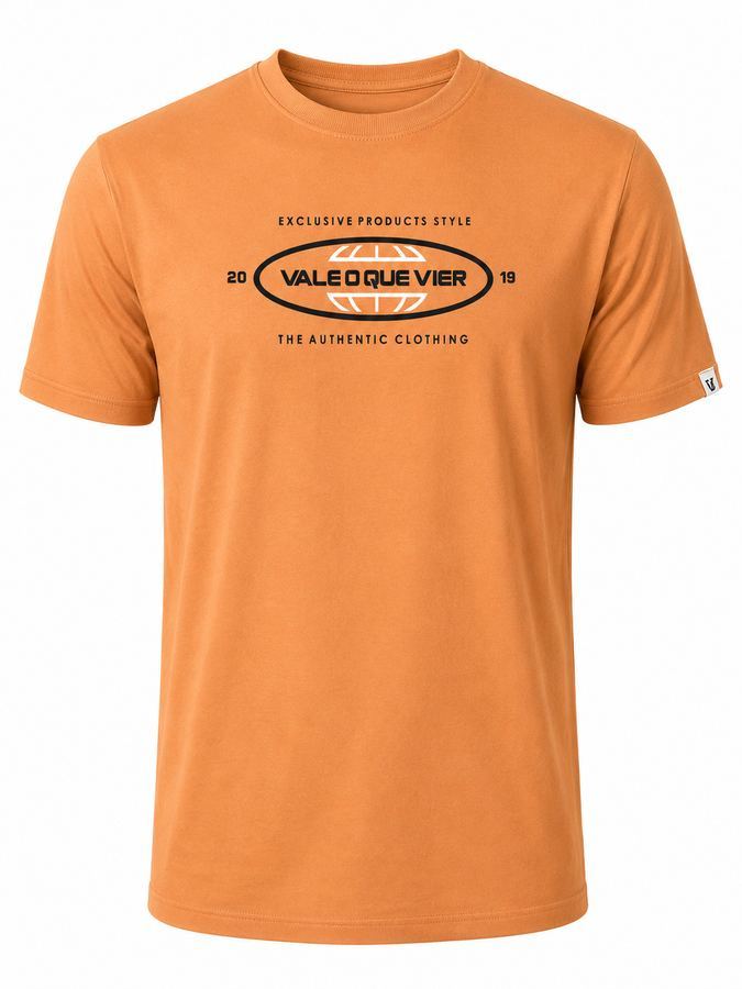 Camiseta Masculina VQV Authentic Caramelo