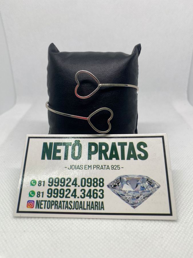 Bracelete dois coração