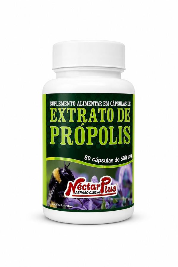 Extrato de Própolis  80 Cápsulas (500mg)