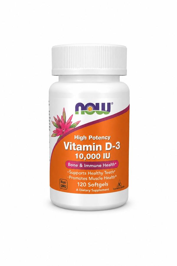 Vitamina D-3 High Potency  120 Softgels (10,000 IU)