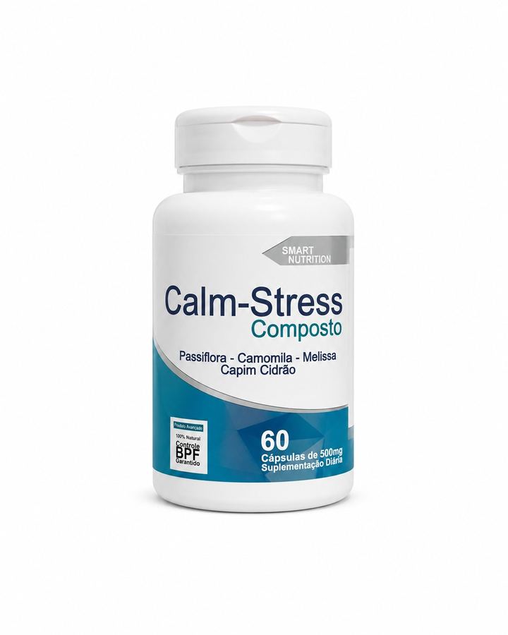 Calm-Stress Composto  60 Cápsulas (500mg)