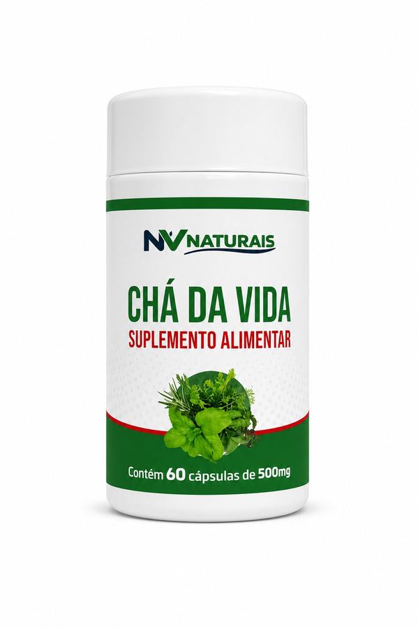 Chá da Vida Suplemento Alimentar  60 Cápsulas (500mg)