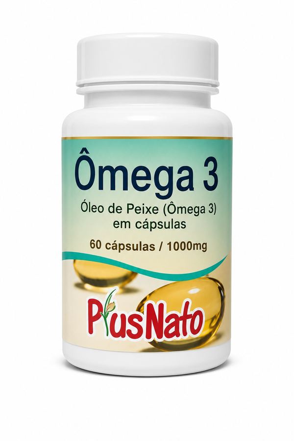 Ômega 3 (Óleo de Peixe)  60 Cápsulas (1000mg)