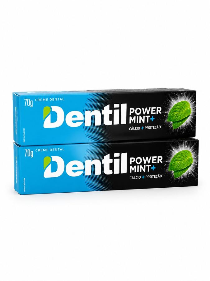 Creme Dental Dentil Power Mint+ Cálcio + Proteção (70g)