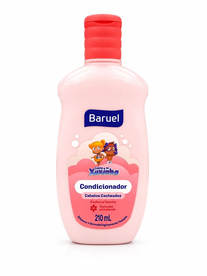 Condicionador Baruel Turma da Xuxinha Cabelos Cacheados 210ml - Controla Volume