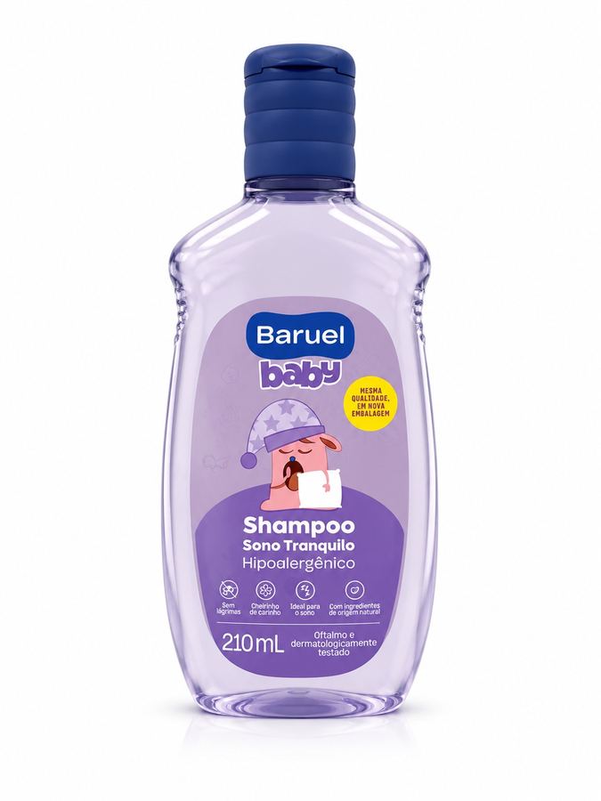 Shampoo Baruel Baby Sono Tranquilo Hipoalergênico