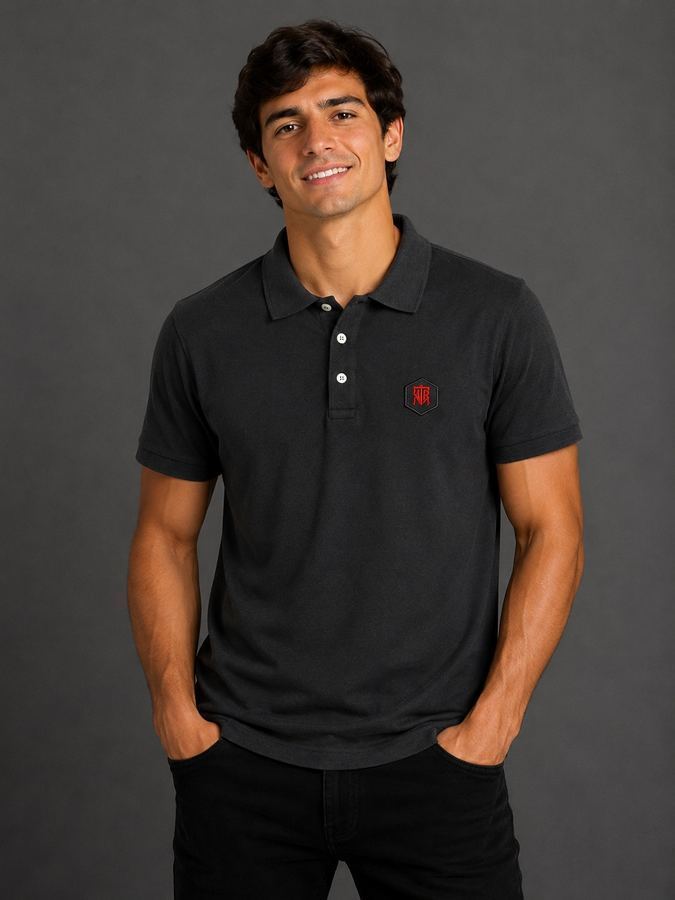 Camisa polo Tanker Preta