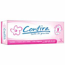 Teste de Gravidez Confira (1 Frasco P/coleta + 1 Tira reagente)
