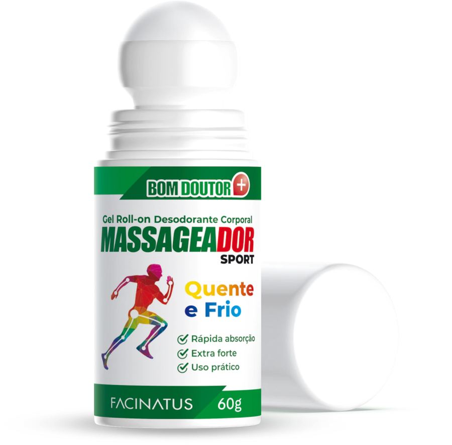 GEL ROLL-ON SPORT MASSAGEADOR CORPORAL - 60G