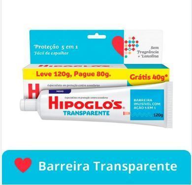 Creme Assaduras Transparente Hipoglós 120g
