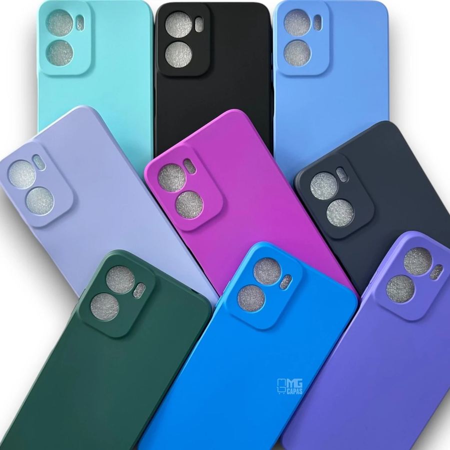 Capa Para Celular Motorola G05 Silicone Aveludada Com Proteção Na Câmera